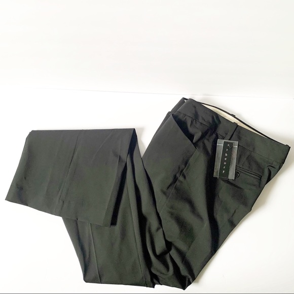 THEORY MAX C TAILOR BLACK PANT - Picture 2 of 8